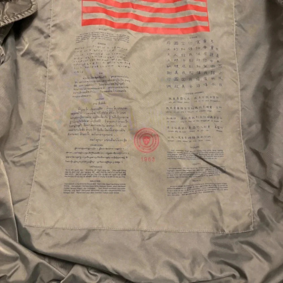 Alpha Industries MA-1  Blood Chit Jacket - Picture 2 of 2